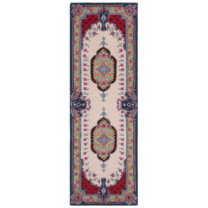 Blokzijl Hand Tufted Wool Southwestern Rug, Rectangle 2'3" x 5'