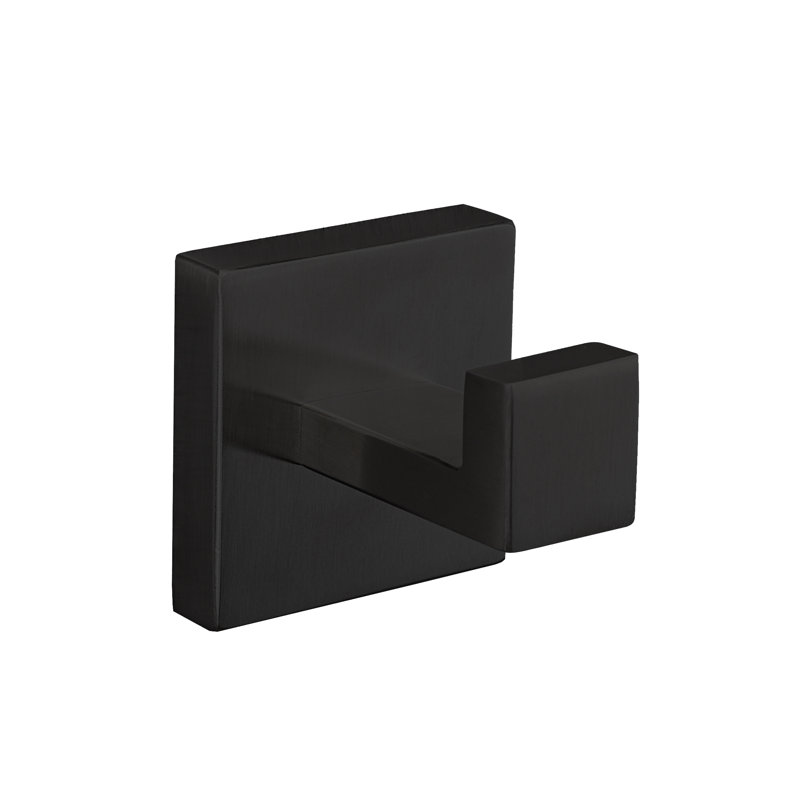 Trova Single Robe Hook, Black