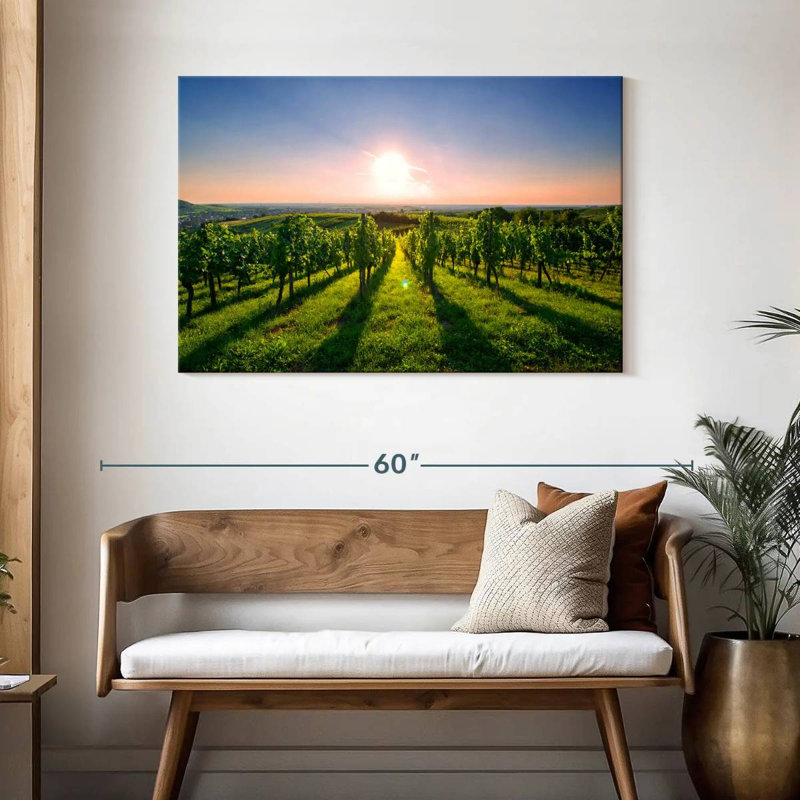 Alvord Sunny Kraichgau Vineyard, H 30 po x l 45 po