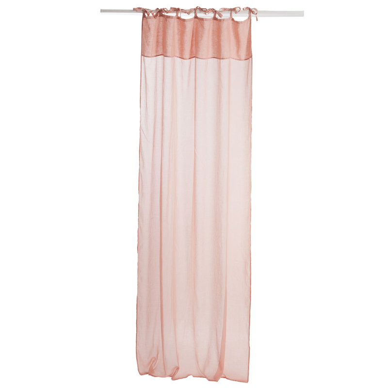 Semi Sheer Curtain, Peach