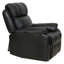 Fauteuil inclinable électrique standard en similicuir de 34,6 po de largeur