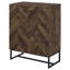 Armoire d'appoint rustique et bronze industriel