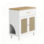 Bac à litière dissimulé pour chat avec griffoir, meuble de rangement/meuble-terrasse en bois pour animaux de compagnie, utilisable à l'intérieur