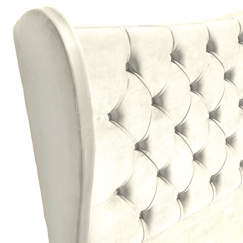 Carino Upholstered Headboard, Ivory, Single (3')