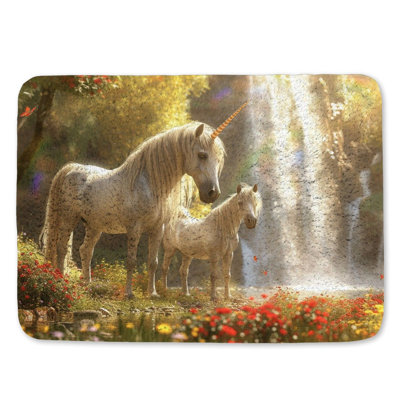 Tapis de bain licorne Mythology
