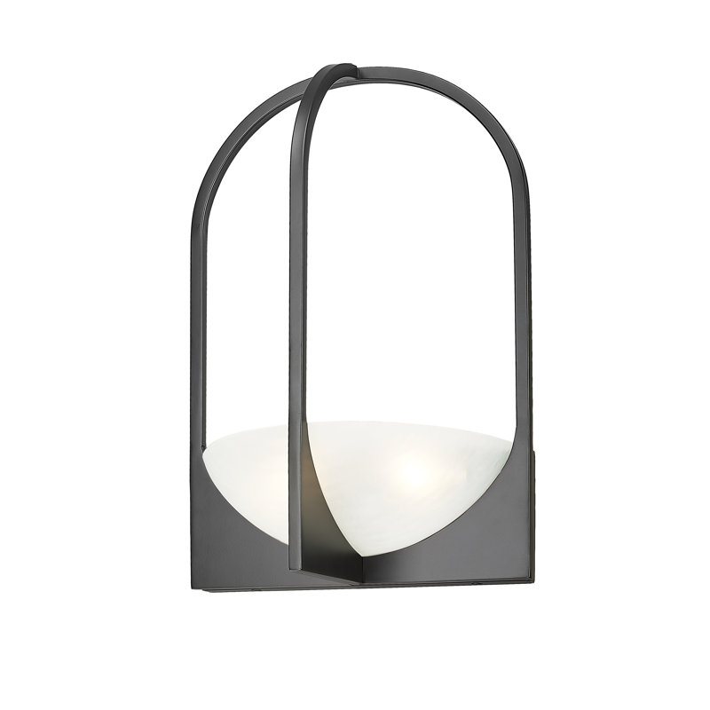 Hoyet demi-lune en acier, Noir mat