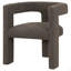 Chaise d'appoint contemporaine rembourrée 1pc Boucle