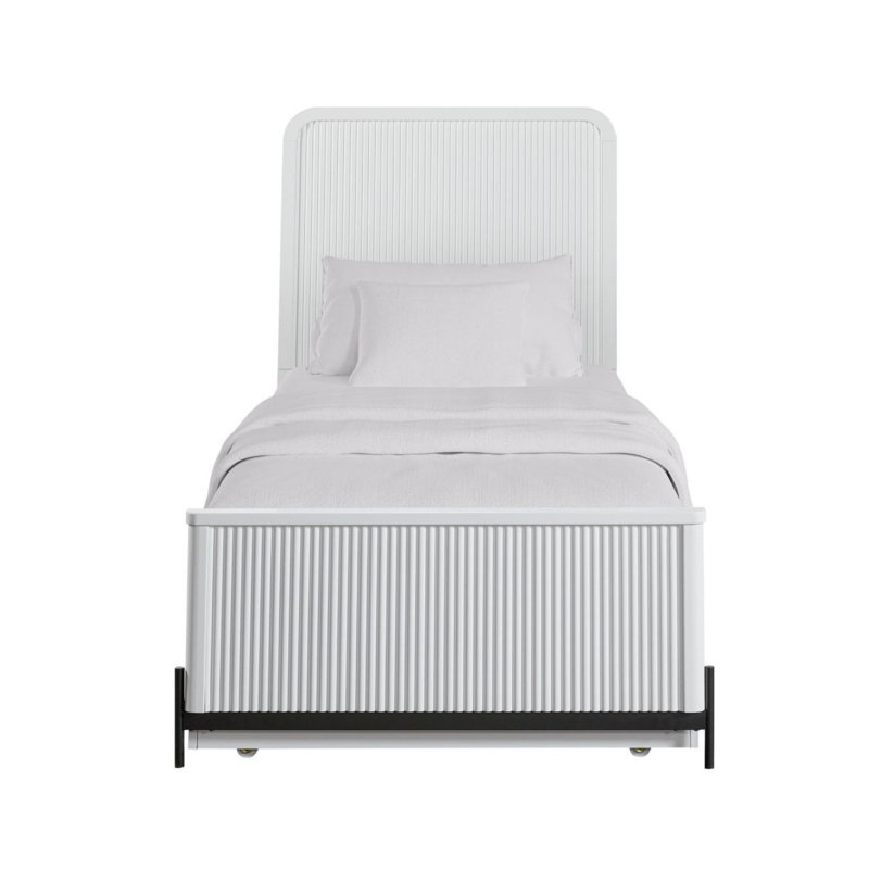 Cadre de lit, Lit double , Blanc