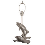 Leaping Trout Table Lamp