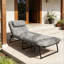Chaise longue d'extérieur, chaise longue pliante