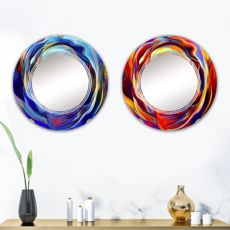 Ensemble de 2 miroirs sans cadre