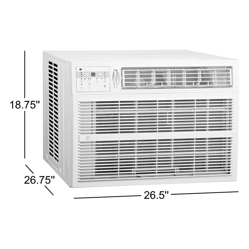 Perfect Aire 25000 BTU Window Air Conditioner for 1500 Square Feet with Heater and Remote Included