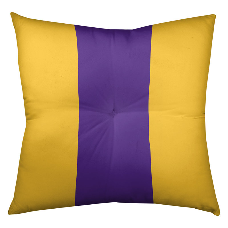  Coussin de sol touffeté, 30 po x 30 po, Doré / mauve