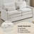 Zale 68.1" Chenille Upholstered Loveseat with Curved Armrests & Lumbar Pillow-128837893