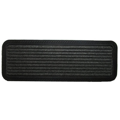Tapis d'escalier gris / noir Bayne