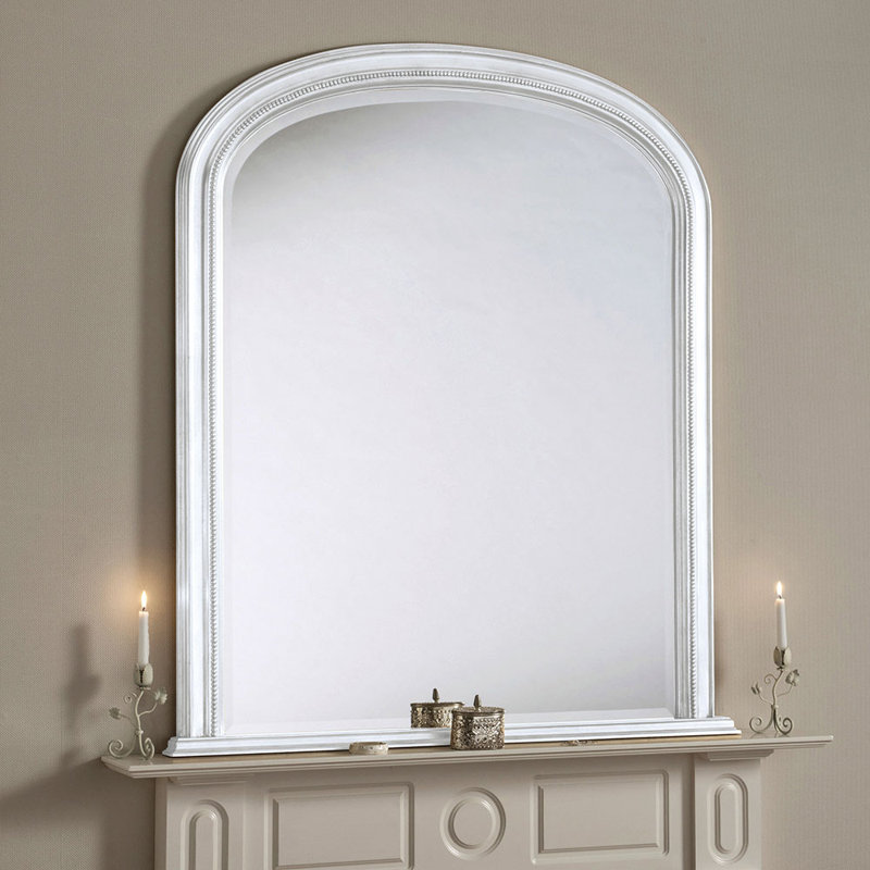 Burgett Glass Wall Mirror, White
