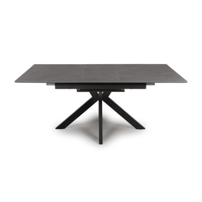Avelie Extendable Metal Base Dining Table