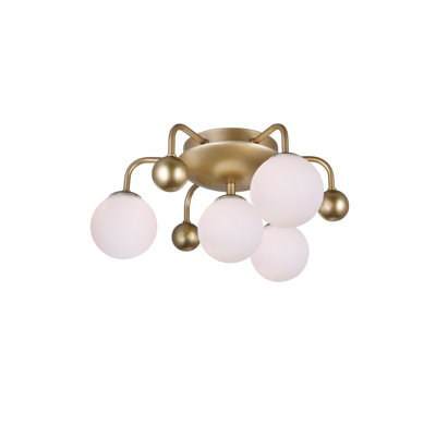 Plafonnier encastré 16 lumières 16 po - Compatible avec G9 DEL - Idéal pour la chambre à coucher, le couloir, le vestibule