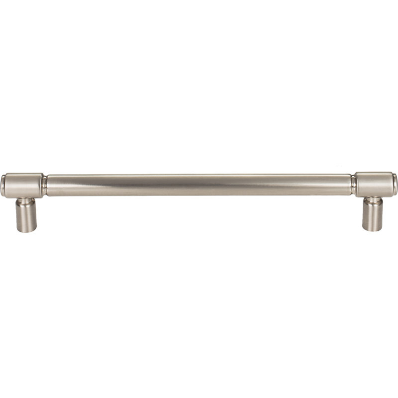 Clarence Bar pull, Brushed Satin Nickel, 7 9/16" Center to Center