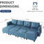 Canapé modulaire rembourré avec repose-pieds Zendajas-454507369