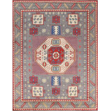Handmade Wool Kazak Vegetable Dye Area Rug 8x10