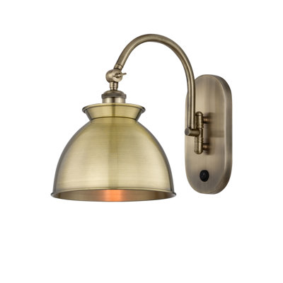 Gustau Steel Swing Arm Sconce