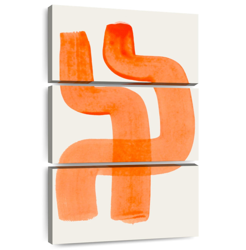 Orange Hugs, 38" H x 24" W