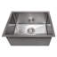 DuraSnow® ZLINE 23" Meribel Undermount Single Bowl Fingerprint Resistant Stainless Steel Kitchen Sink with Bottom Grid
