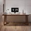 Bureau rectangulaire en bois de noyer clair 55,12 po-109514308