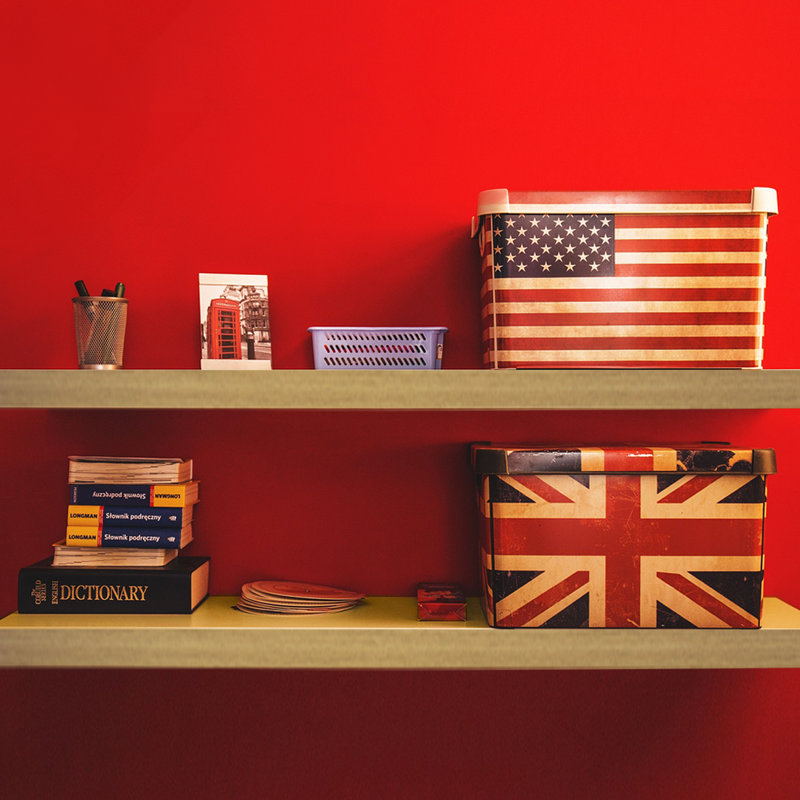 Plastic / Acrylic Floating Shelf, 3.8cm H x 120cm W x 23cm D, Brown