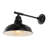 Annalysia 12.25" 1-Light Farmhouse Industrial Indoor/Outdoor Iron LED Victorian Arm Outdoor Sconce-33290794