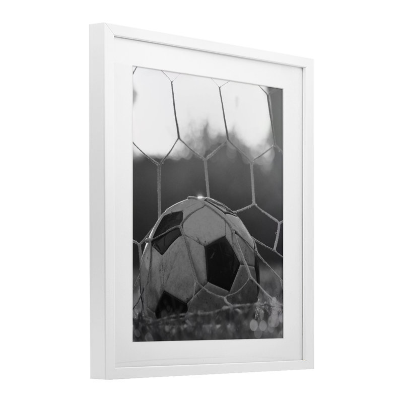 Soccer Soccer Score encadré, impression sous verre, design par Marcus Prime, H 21 po x l 17 po