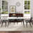 62.99" Modern Artificial Stone White Curved Edge Dark Grey Metal Leg Dining Table-Can Accommodate 6 People(Dining Table Only)-664509549