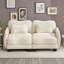 Sofa deux places avec coussin et accoudoirs-395057386