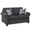 Ensemble de canapé et causeuse en tissu Belford, gris-122099384