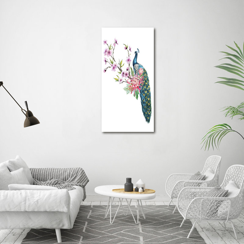 Three Dolphins - Wrapped Canvas Print, 120cm H x 60cm W