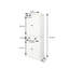 Armoire de rangement 71 po - blanc. 4 portes, tiroir, 2 tablettes réglables. Rangement des essentiels de la cuisine. Conception avant-gardiste, peinture, plateforme stable, armoire élégante facile à assembler