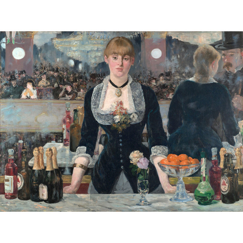 Un bar au Folies-Bergere, H 13 po x l 18 po