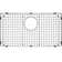 27.01-in x 13.94-in Rear Drain Heavy-Duty Stainless Steel Sink Protector
