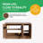 Allivia 48'' Single Freestanding Bathroom Vanity with Resin Top and 2 Shelves