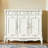 White Solid + Manufactured Wood Shoe Storage Bench