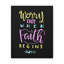 Worry Ends When Faith Begins 2 Corinthians 5:7 - Wrapped Canvas Print-388368558-388368559