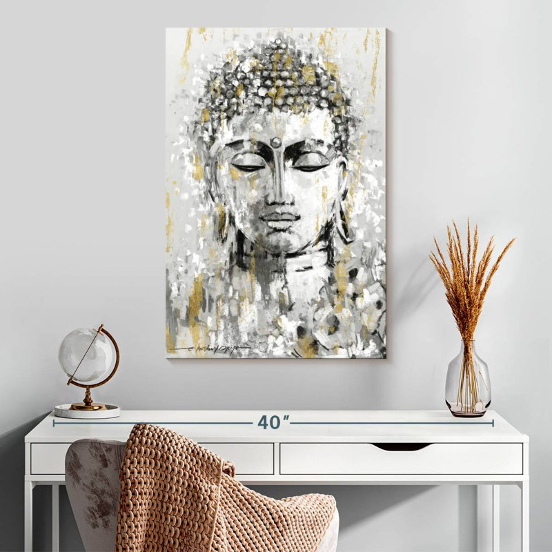 Leisha Simmering Buddha, 30" H x 20" W