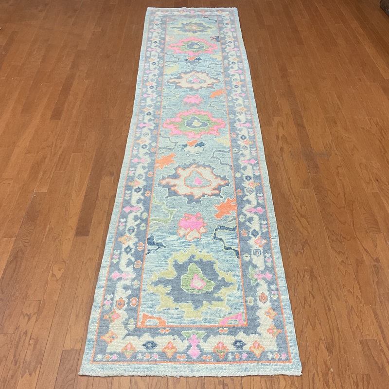Bungalow Rose Handmade Turkish Oushak Wool Runner