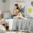 Bailey Gray Diamond Pucker Woven Wrinkle Resistant 3-Piece Twin/Twin XL Comforter Set-110406107-110406110