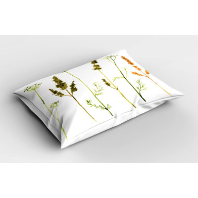 Flowers Polyester Sham Set