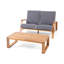 Causeuse et table basse Adirondack Design