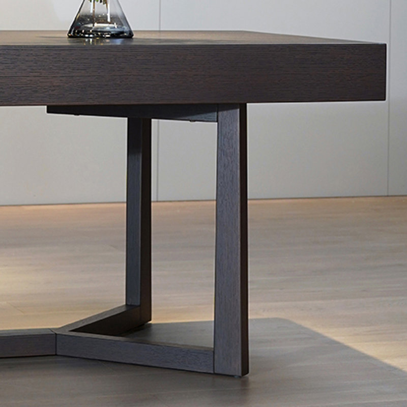 Bureau d'étude à domicile avec table d'ordinateur simple, Tanné, H 29,53 po x l 62,99 po x P 25,59 po