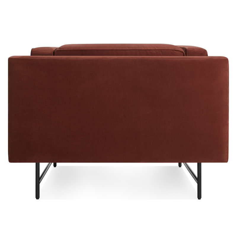 Bank Club Chair, Lava Polyester Blend, Black