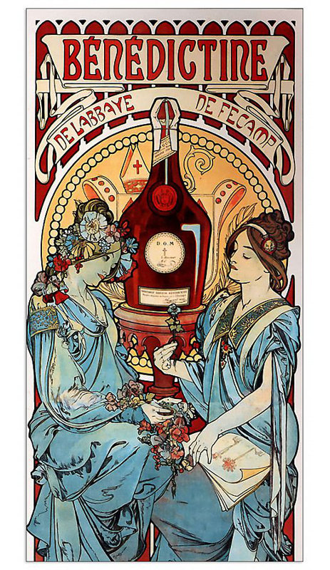 Benedictine by Mucha Alphonse - Wrapped Canvas Print, 140cm H x 70cm W x 1.8cm D